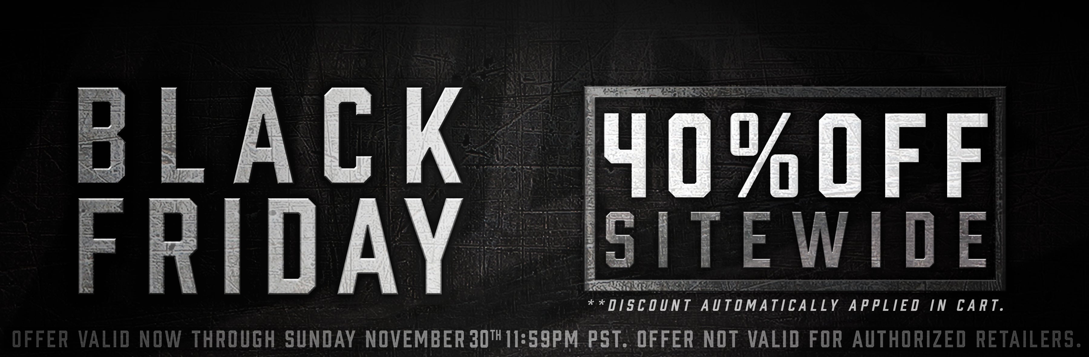 BLACK FRIDAY'S 40%OFF SITEWIDE SALE!!!