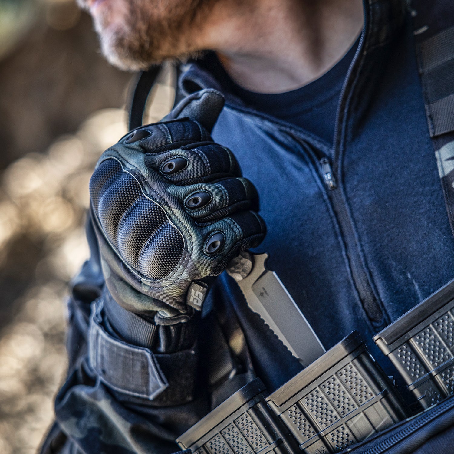KNUCKLE PRO (BLACK MULTICAM®)