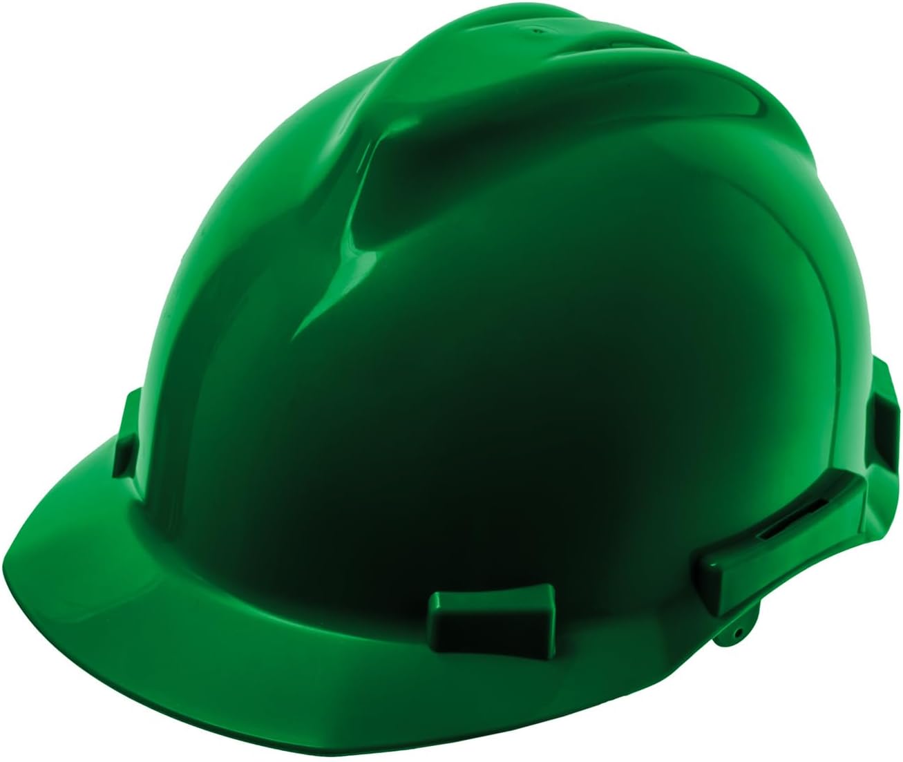 4 Point Ratchet Red Hard Hat - HH10R4P - Dark Green