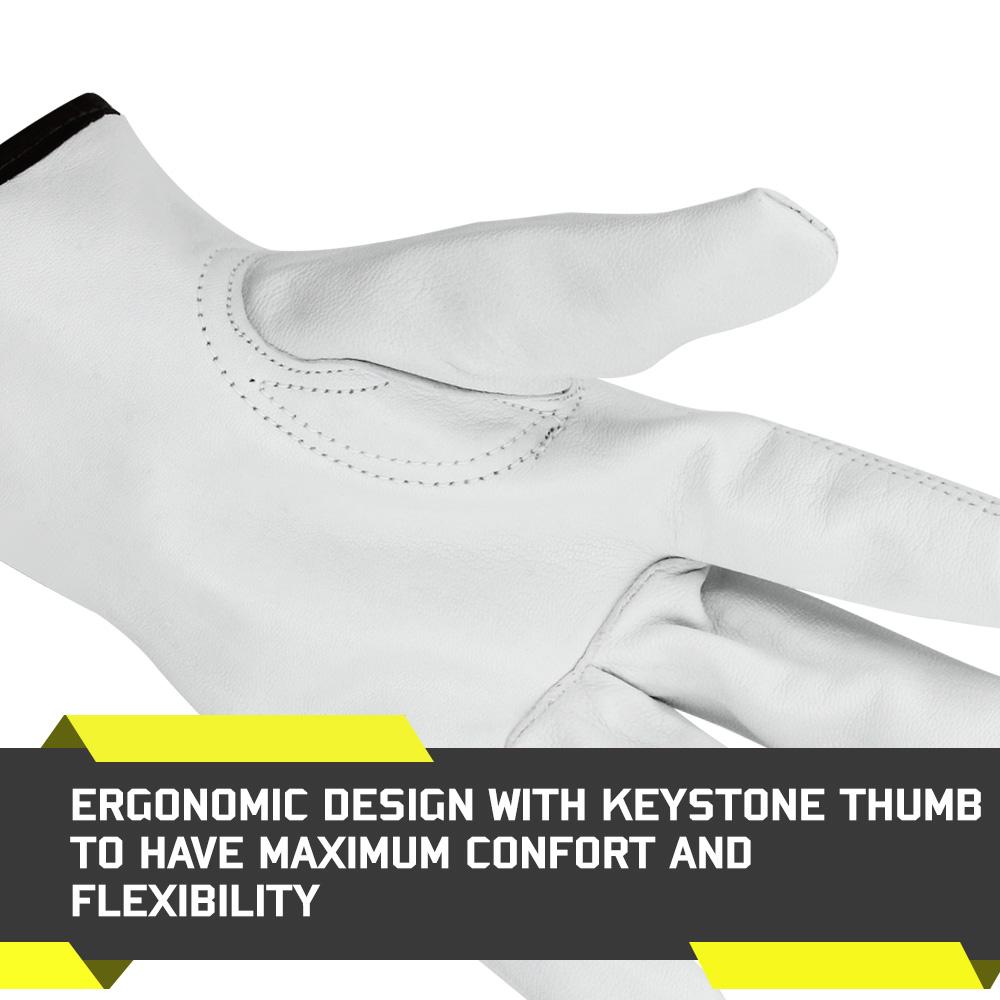 Goat Skin Driver Gloves - 12 Pairs