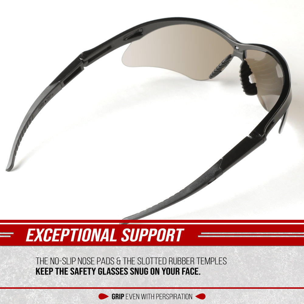 Nemesis - Blue Mirrored Lens - Safety Glasses - 1 Piece