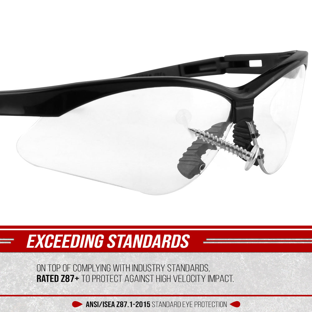 Nemesis - Clear Anti-Fog Lens - Safety Glasses - 1 Piece