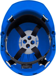4 Point Ratchet Red Hard Hat - HH10R4P -Blue