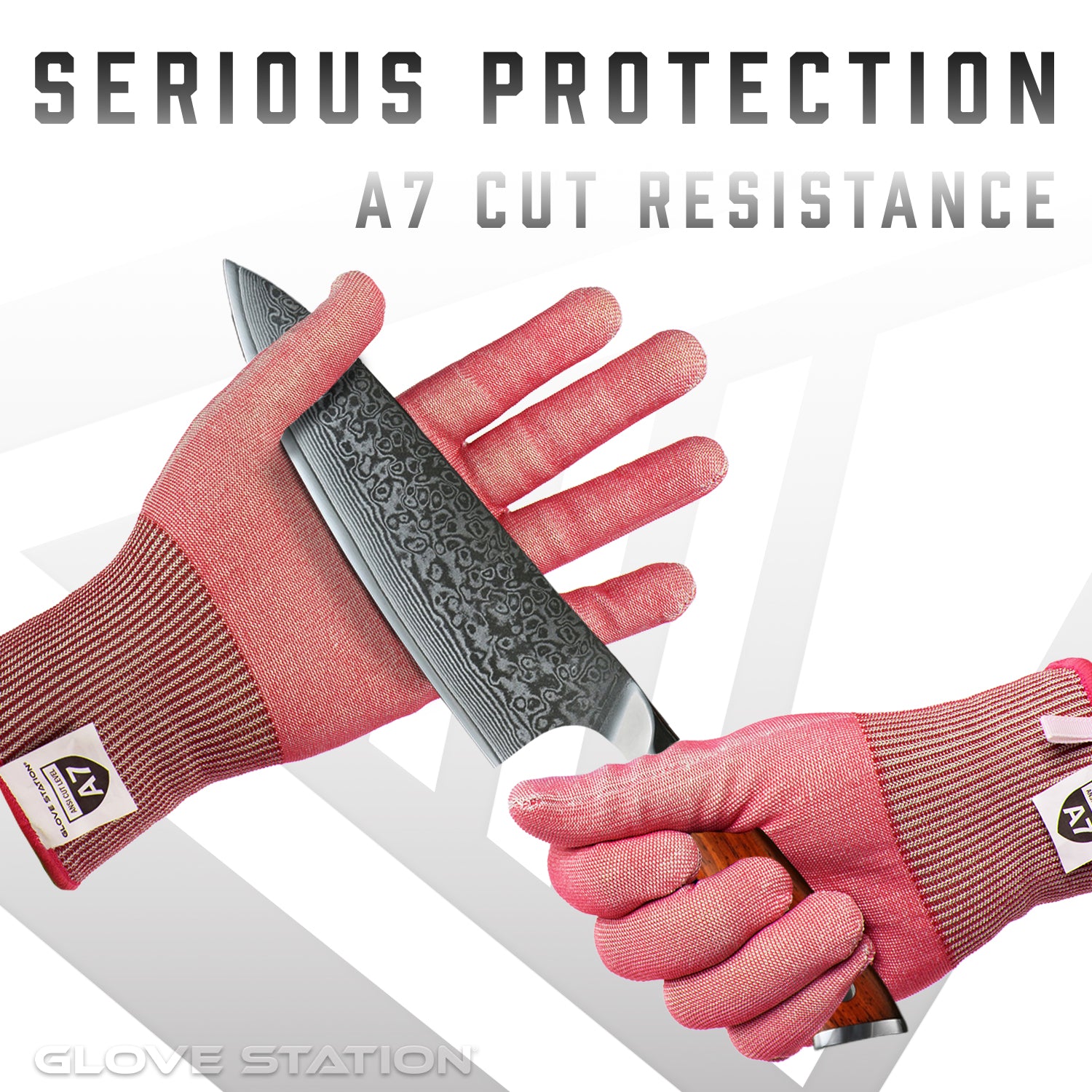 A7 Ultra Durable Pro Cut Series - Red - 1 Pair