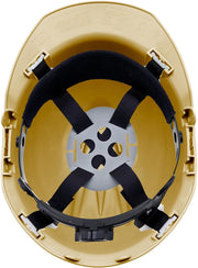 4 Point Ratchet Red Hard Hat - HH10R4P -Gold