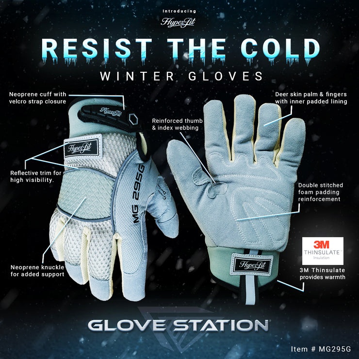 HYPERFIT- Industrial Warmth Gloves GRAY