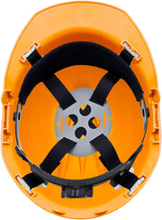 4 Point Ratchet Red Hard Hat - HH10R4P -Orange
