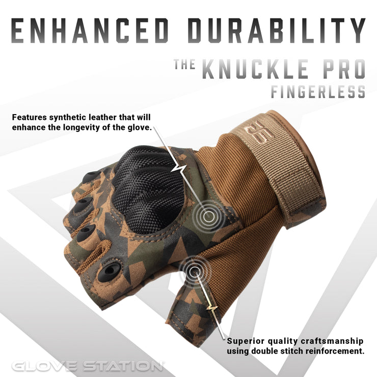 Knuckle Pro Fingerless - M90 - 1 Pair
