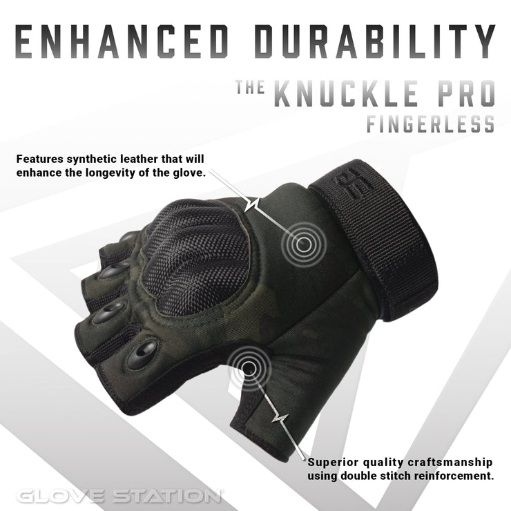 KNUCKLE PRO- FINGERLESS (BLACK MULTICAM®)