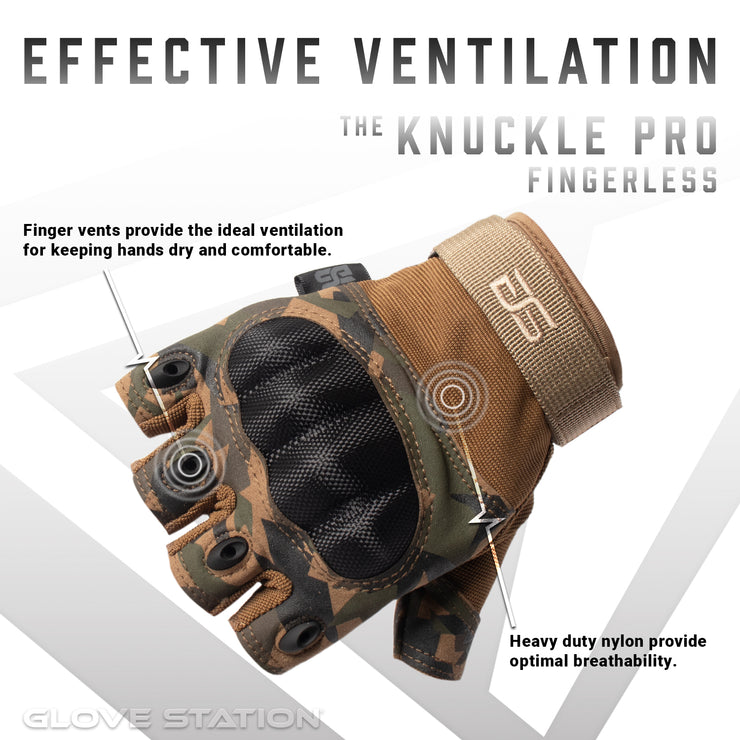 Knuckle Pro Fingerless - M90 - 1 Pair