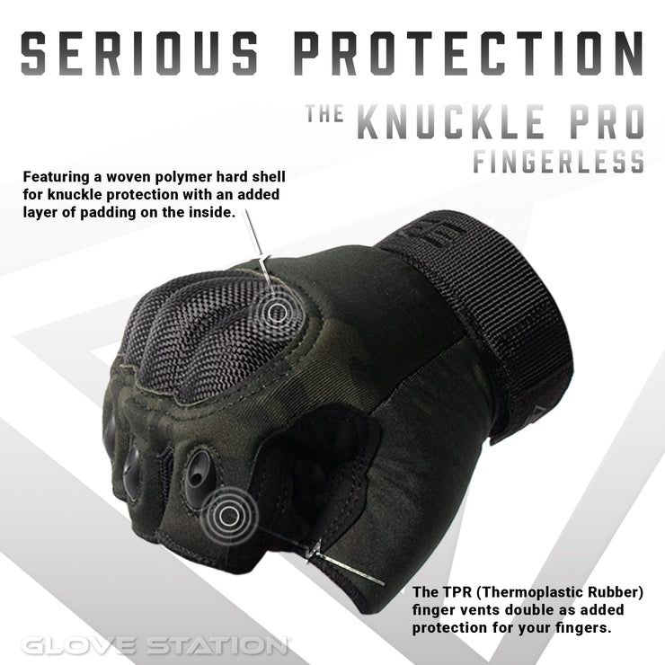 KNUCKLE PRO- FINGERLESS (BLACK MULTICAM®)