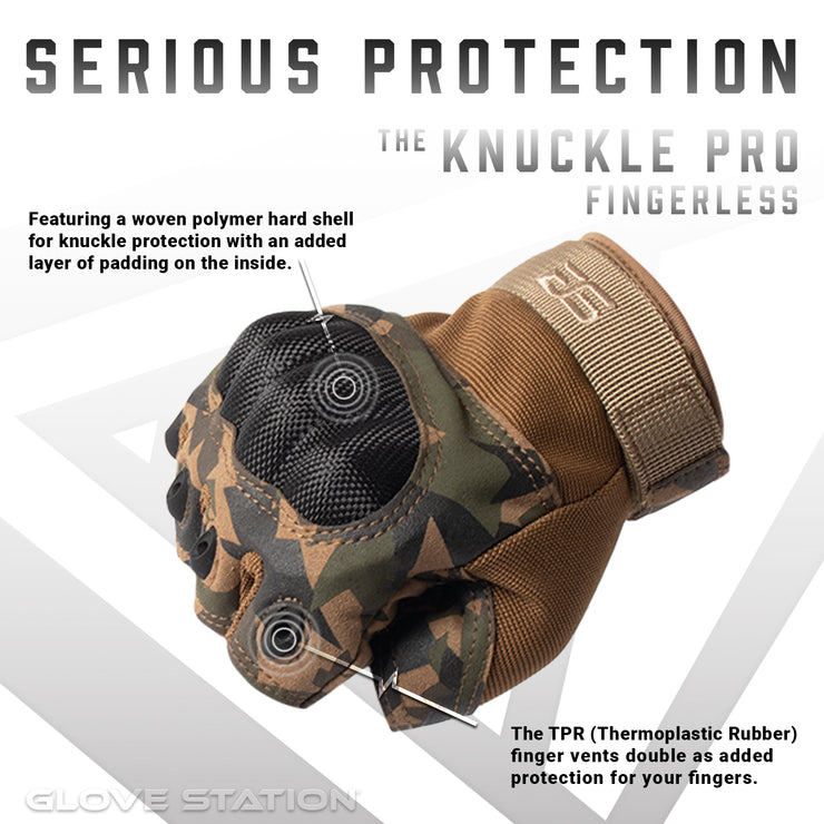 Knuckle Pro Fingerless - M90 - 1 Pair