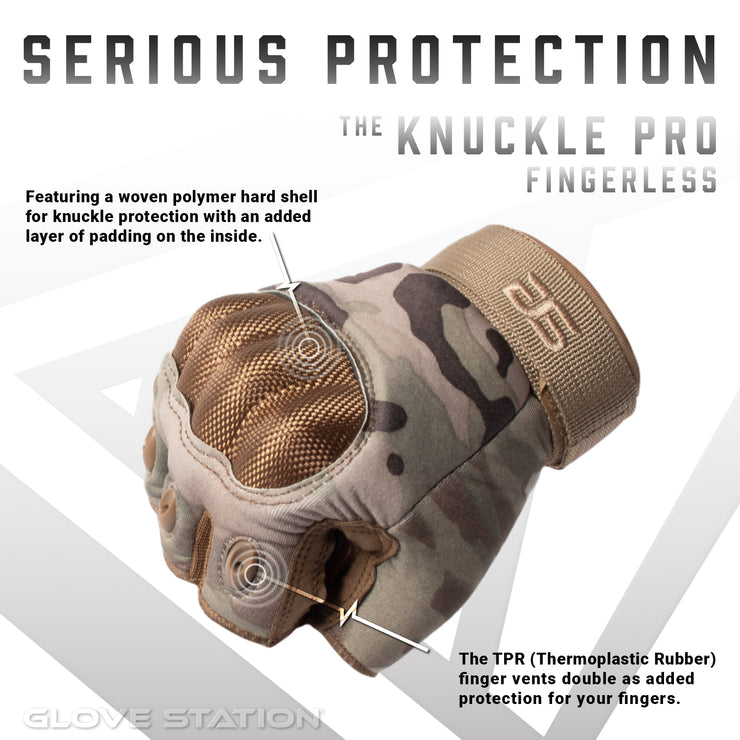 KNUCKLE PRO- FINGERLESS (MULTICAM®)