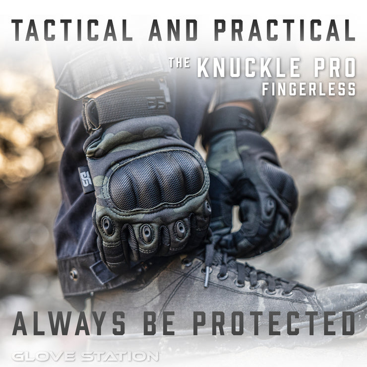 KNUCKLE PRO- FINGERLESS (BLACK MULTICAM®)