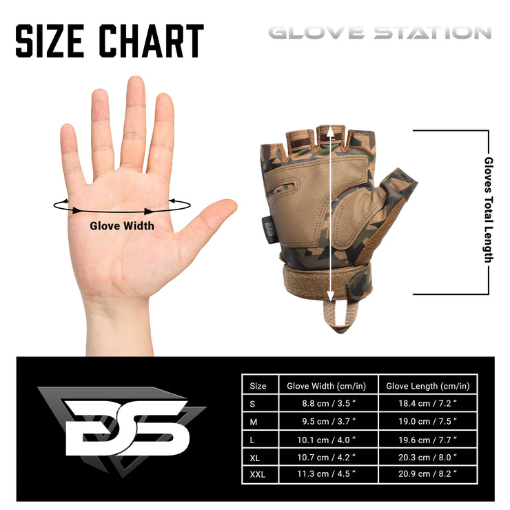 Knuckle Pro Fingerless - M90 - 1 Pair