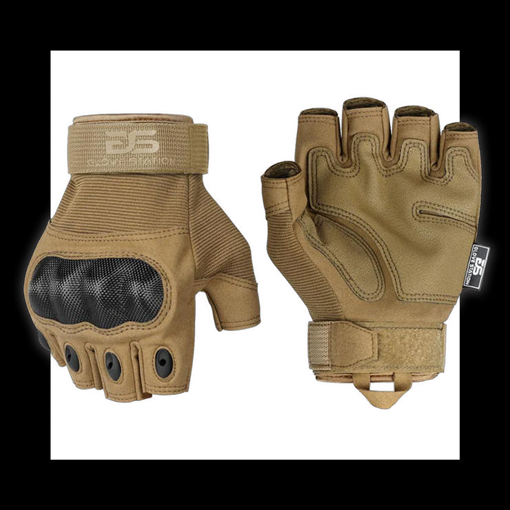 The Combat Fingerless - Tan - 1 Pair