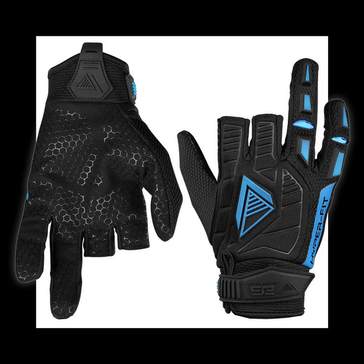 Hyper-Fit Paintball Gloves - Blue