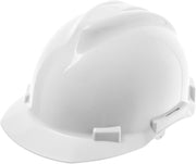 4 Point Ratchet Red Hard Hat - HH10R4P -White