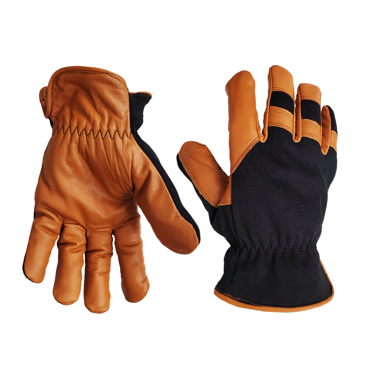 Water Resistant Goat Skin Leather Winter gloves