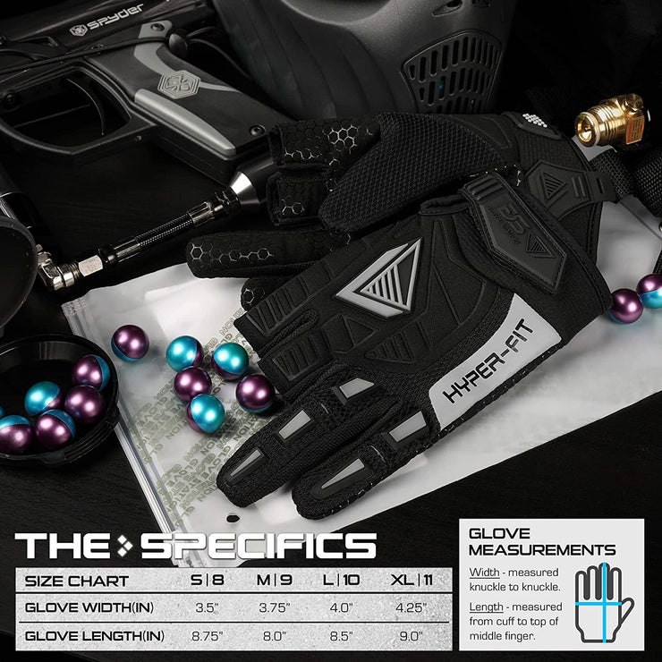 Hyper-Fit Paintball Gloves