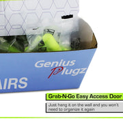 Uncorded Industrial Ear Plugs - Hi-Viz Green - 200 Pairs