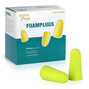 Uncorded Bullet Foam Ear Plugs - Hi-Viz Green - 100 Pairs