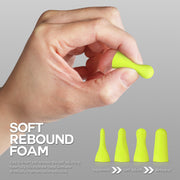 Uncorded Bullet Foam Ear Plugs - Hi-Viz Green - 100 Pairs