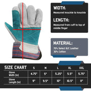 Deluxe Short Cuff - Welding Gloves - 12 Pair