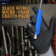 MaxiFlex Nitrile Micro-Foam Grip - Gray/Black - 12 Pairs
