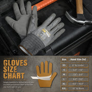 Ultra Thin Cut Resistant Work Gloves - Gray - 1 Pair