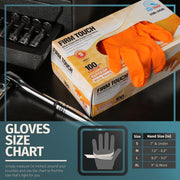 5.0 Mil - Nitrile Gloves - 50 Pairs