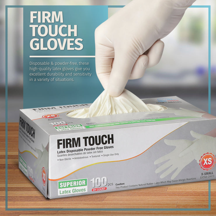 4.5 Mil - Latex Gloves - 50 Pairs