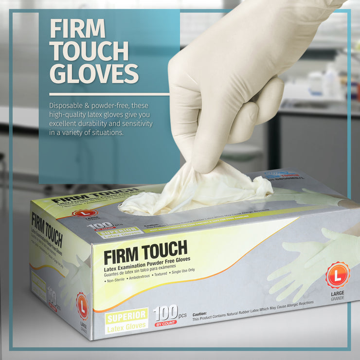 6.0 Mil Medical Grade - Latex Gloves - 50 Pairs