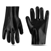 PVC Coated 10" - Chemical-Resistant Gloves - 12 Pairs