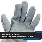 Kevlar-Stitched Short Cuff - Welding Gloves - 1 Pair