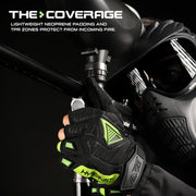 Hyper-Fit Paintball Gloves - Green