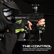 Hyper-Fit Paintball Gloves - Green