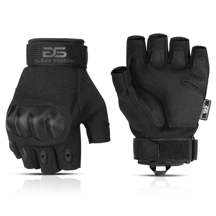 The Combat Fingerless - Black - 1 Pair