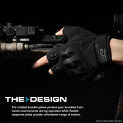 The Combat Fingerless - Black - 1 Pair