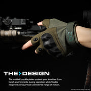 The Combat Fingerless - Green - 1 Pair