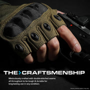 The Combat Fingerless - Green - 1 Pair