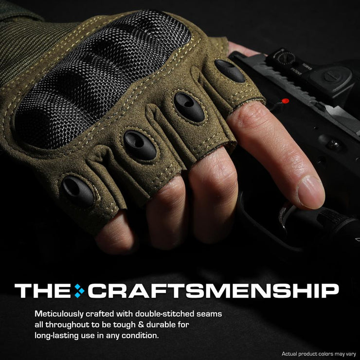 The Combat Fingerless - Green - 1 Pair