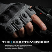 The Combat Fingerless - Gray - 1 Pair