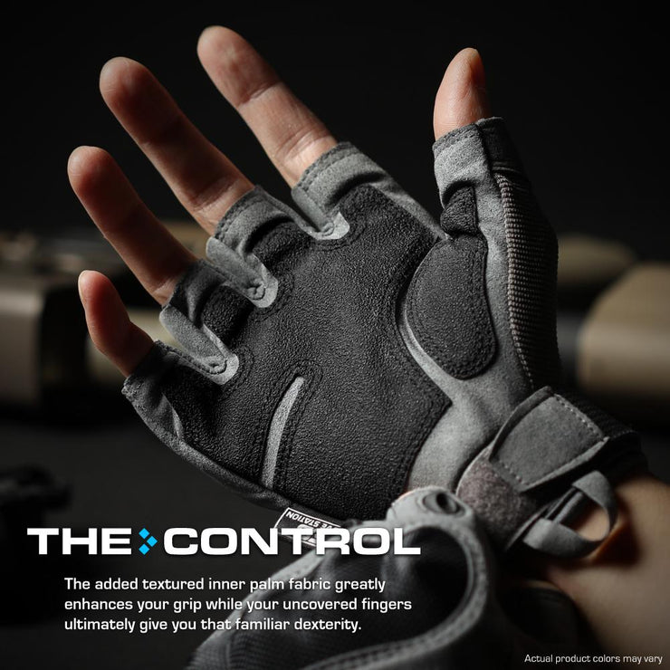 The Combat Fingerless - Gray - 1 Pair