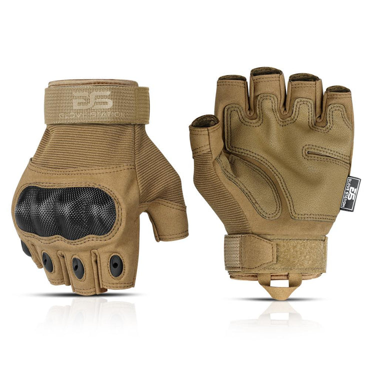 The Combat Fingerless - Tan - 1 Pair