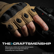 The Combat Fingerless - Tan - 1 Pair