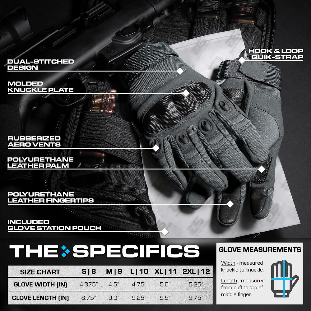 The Combat - Gray - 1 Pair – Glove Station