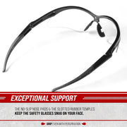 Nemesis - Clear Anti-Fog Lens - Safety Glasses - 1 Piece