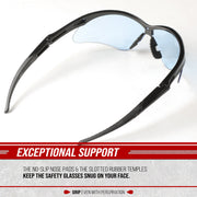 Nemesis - Light Blue Lens - Safety Glasses - 1 Piece