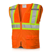 Class 2 ANSI Safety Vest - Hi-Viz Orange